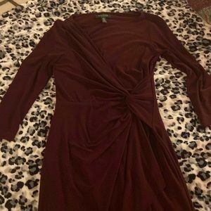Burgundy Lauren dress. Wore a few times, great condition.